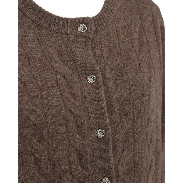 FREEQUENT - WINKA CARDIGAN MOREL MELANGE