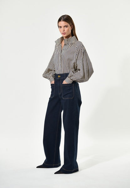 DEA KUDIBAL - NICOLA SKJORTE CLASSIC STRIPE