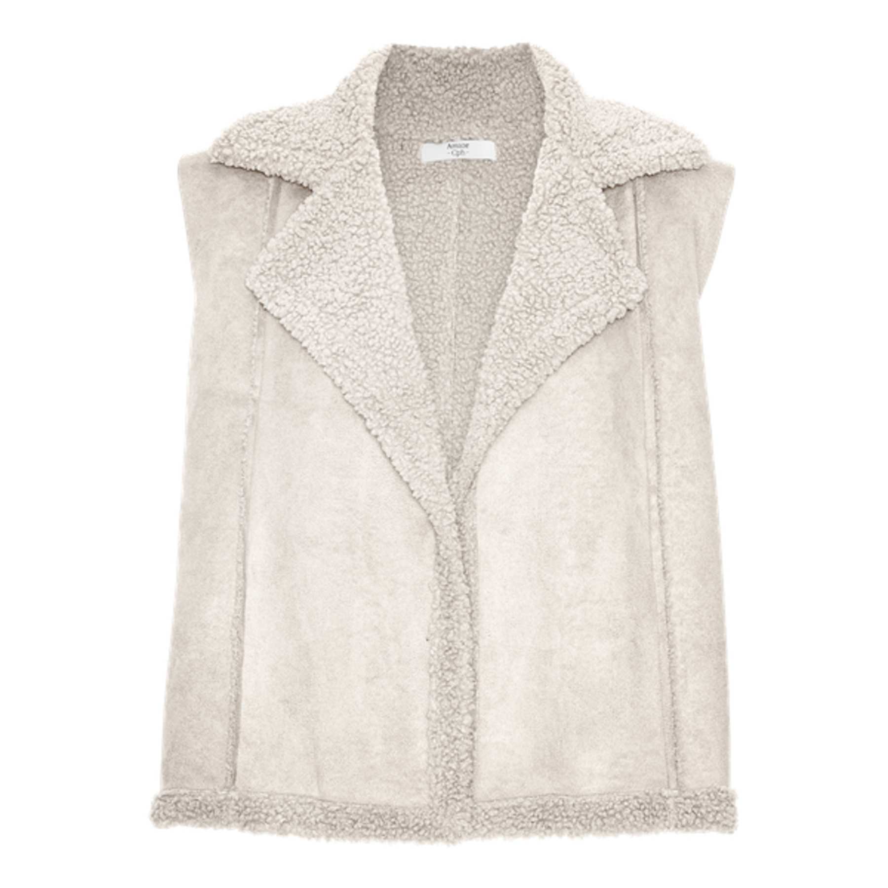 AMAZE - MAGGIE PLYS VEST WINTER WHITE