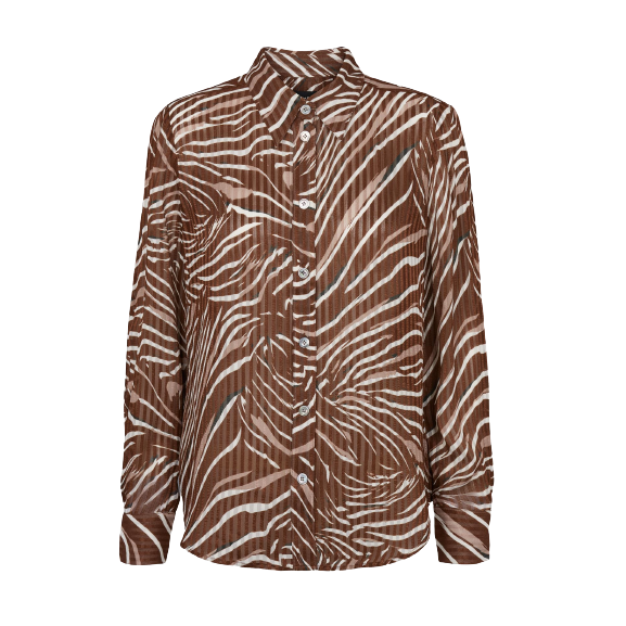 SAND COPENHAGEN - LATIA SKJORTE BRUN