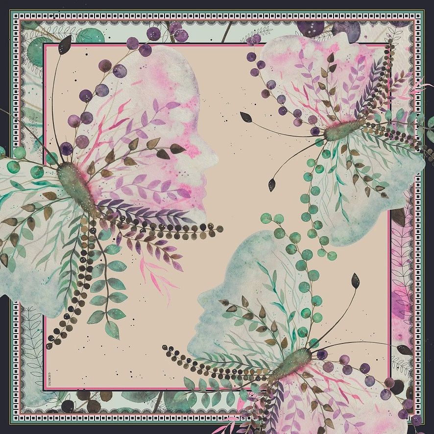 BELLA & VOSS - SILKETØRKLÆDE TVILLING