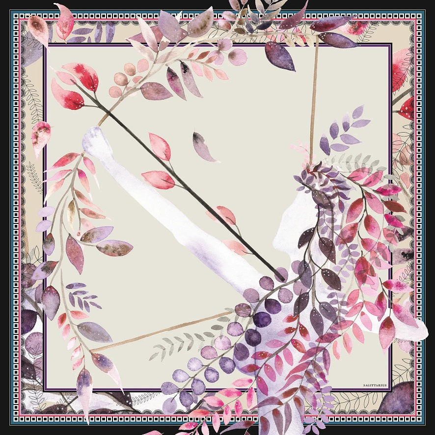 BELLA & VOSS - SILKETØRKLÆDE SKYTTEN