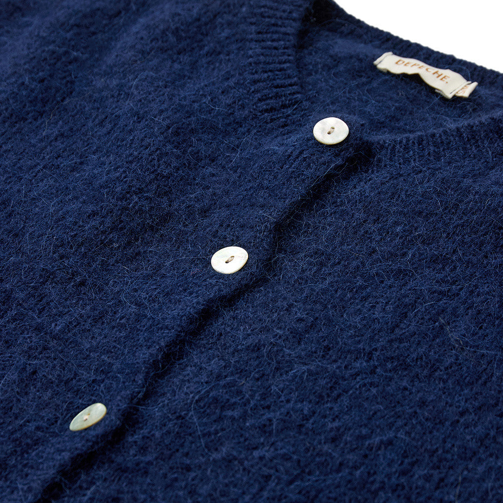 DEPECHE - SARAH CARDIGAN MARINE