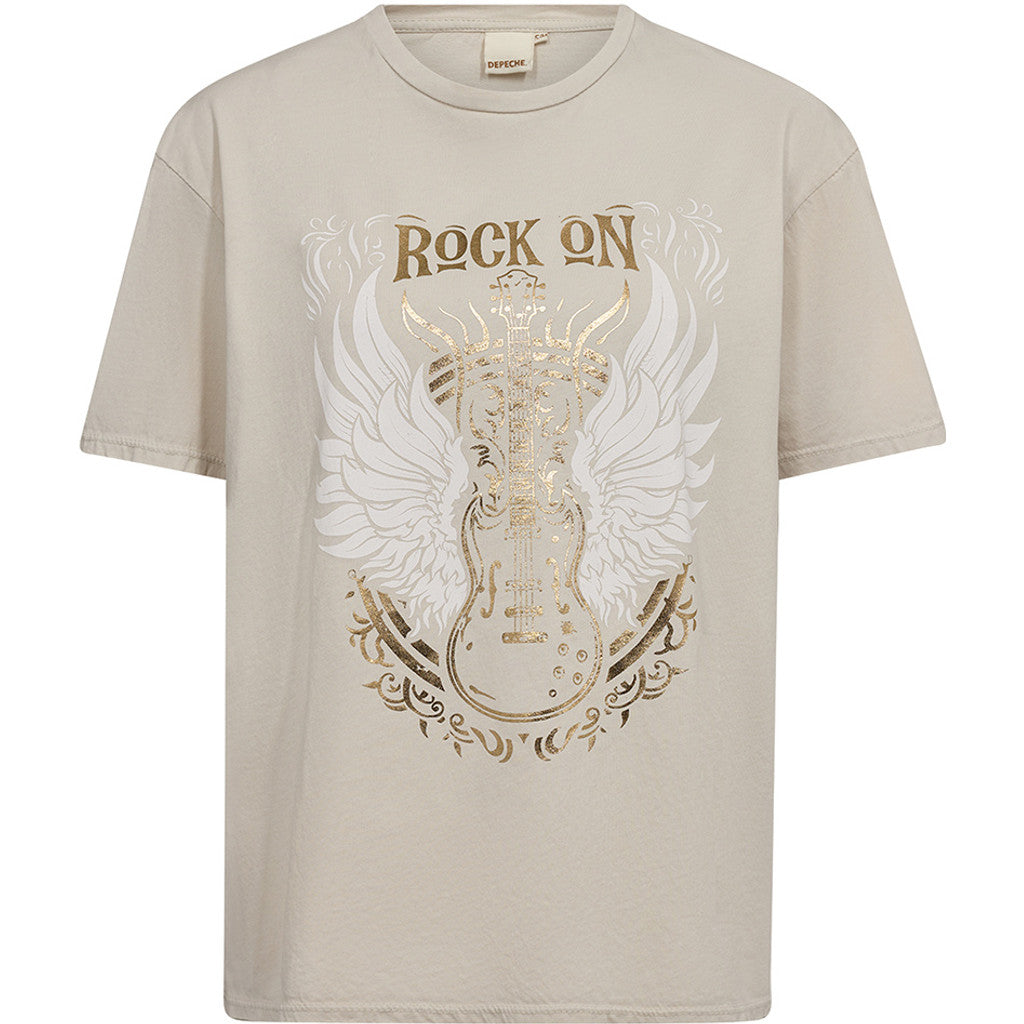 DEPECHE - NILA T-SHIRT SAND
