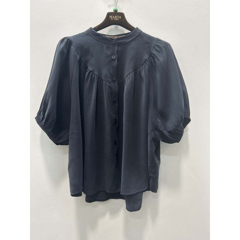 MARTA - MELODIE BLUSE SORT