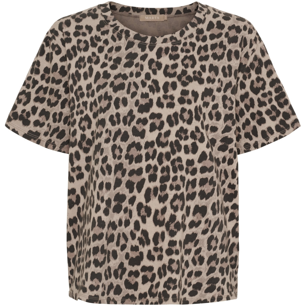 MARTA - ESTRID T-SHIRT LEOPARD