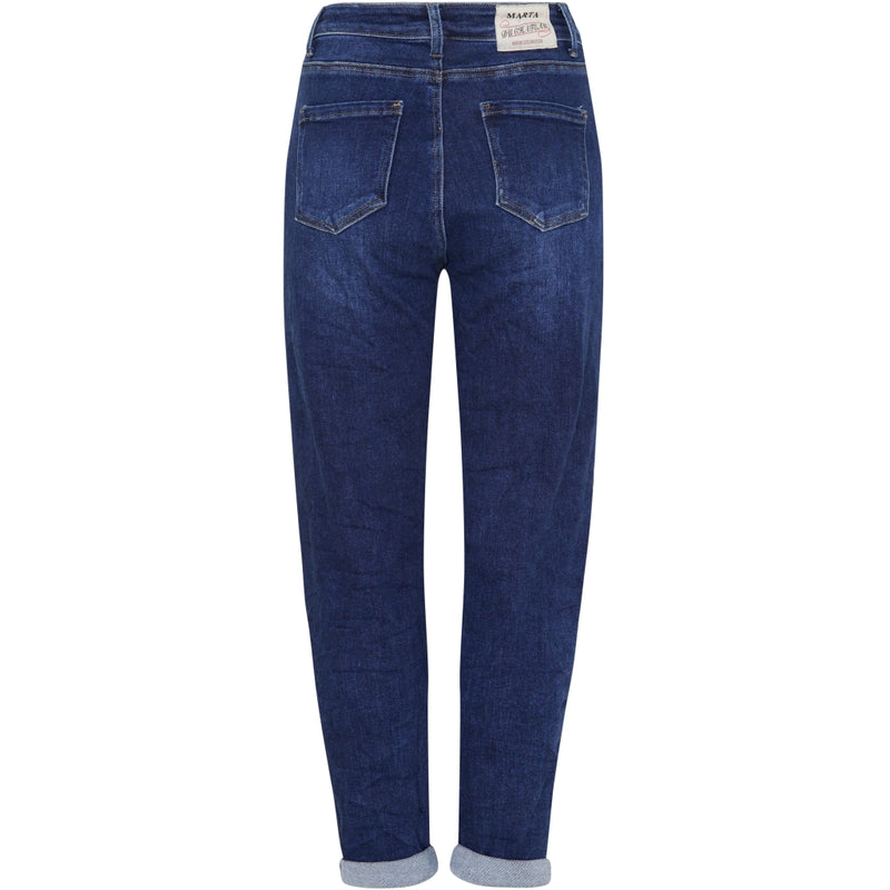 MARTA - KATRINE JEANS DARK BLUE