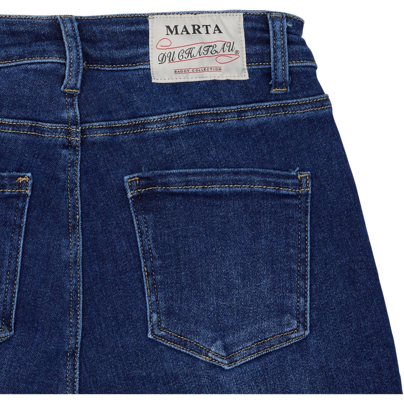 MARTA - KATRINE JEANS DARK BLUE