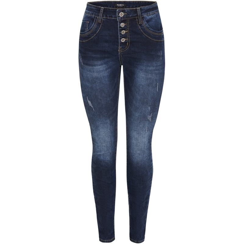 MARTA - EMMA JEANS 2503 BLÅ SLID