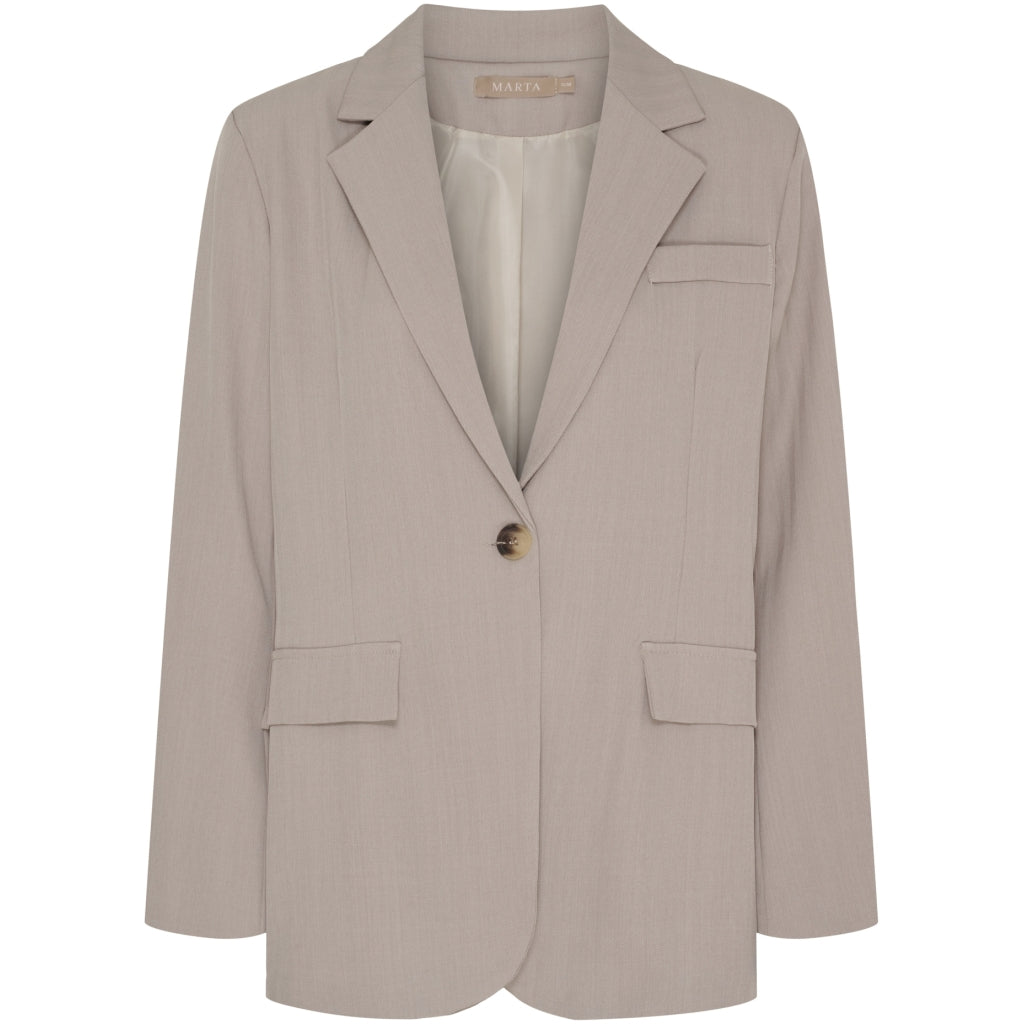 MARTA - MAJKEN BLAZER DARK BEIGE