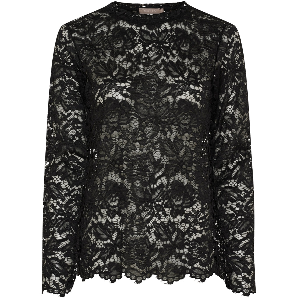 MARTA - MILLEY BLONDE T-SHIRT SORT