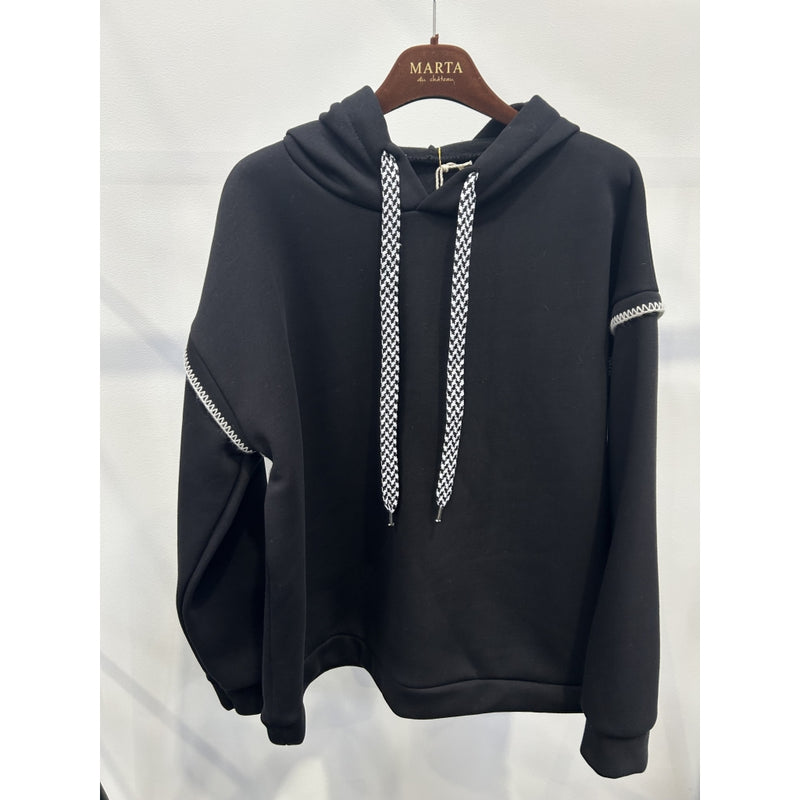 MARTA - AUDREY HOODIE SORT