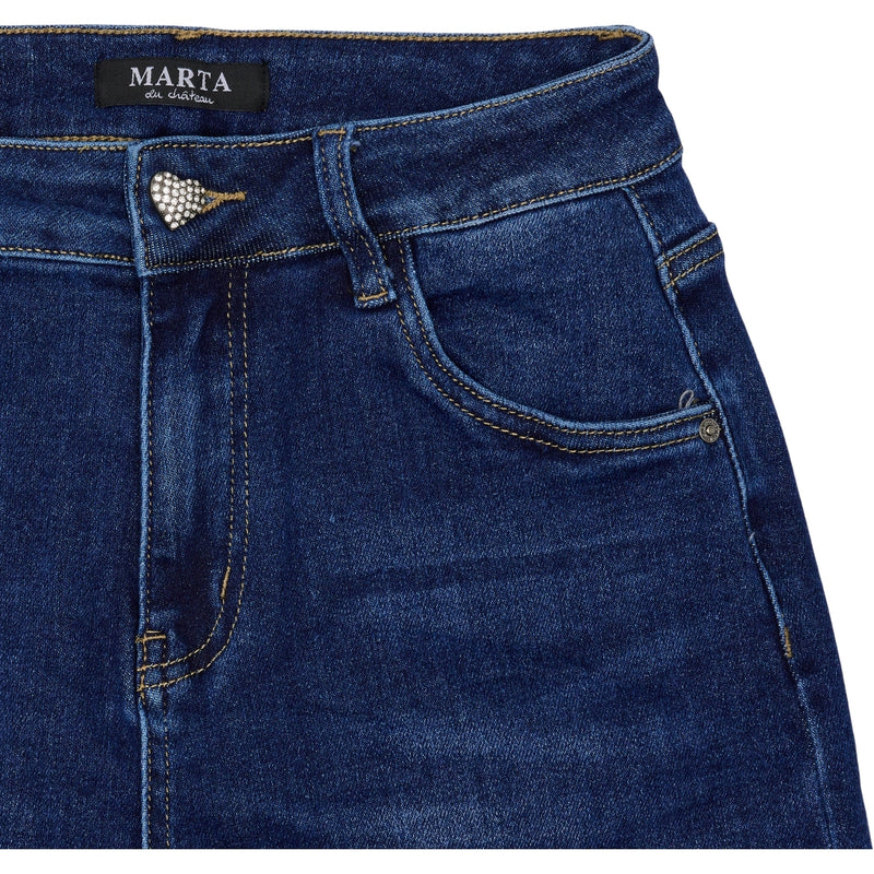 MARTA - KATRINE JEANS DARK BLUE