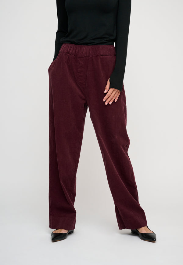 MOSHI MOSHI - CELESTE CORD BUKSER BURGUNDY