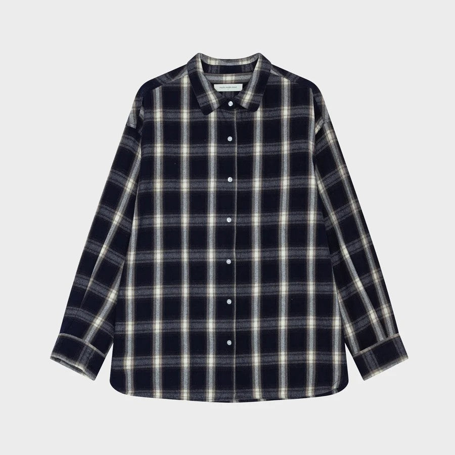 MOSHI MOSHI - TWO CHECK SKJORTE DARK NAVY