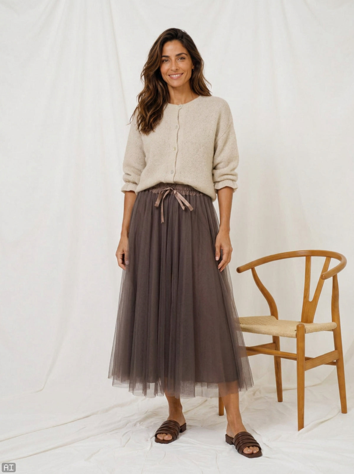 MARTA - PALMINA SKIRT MORO