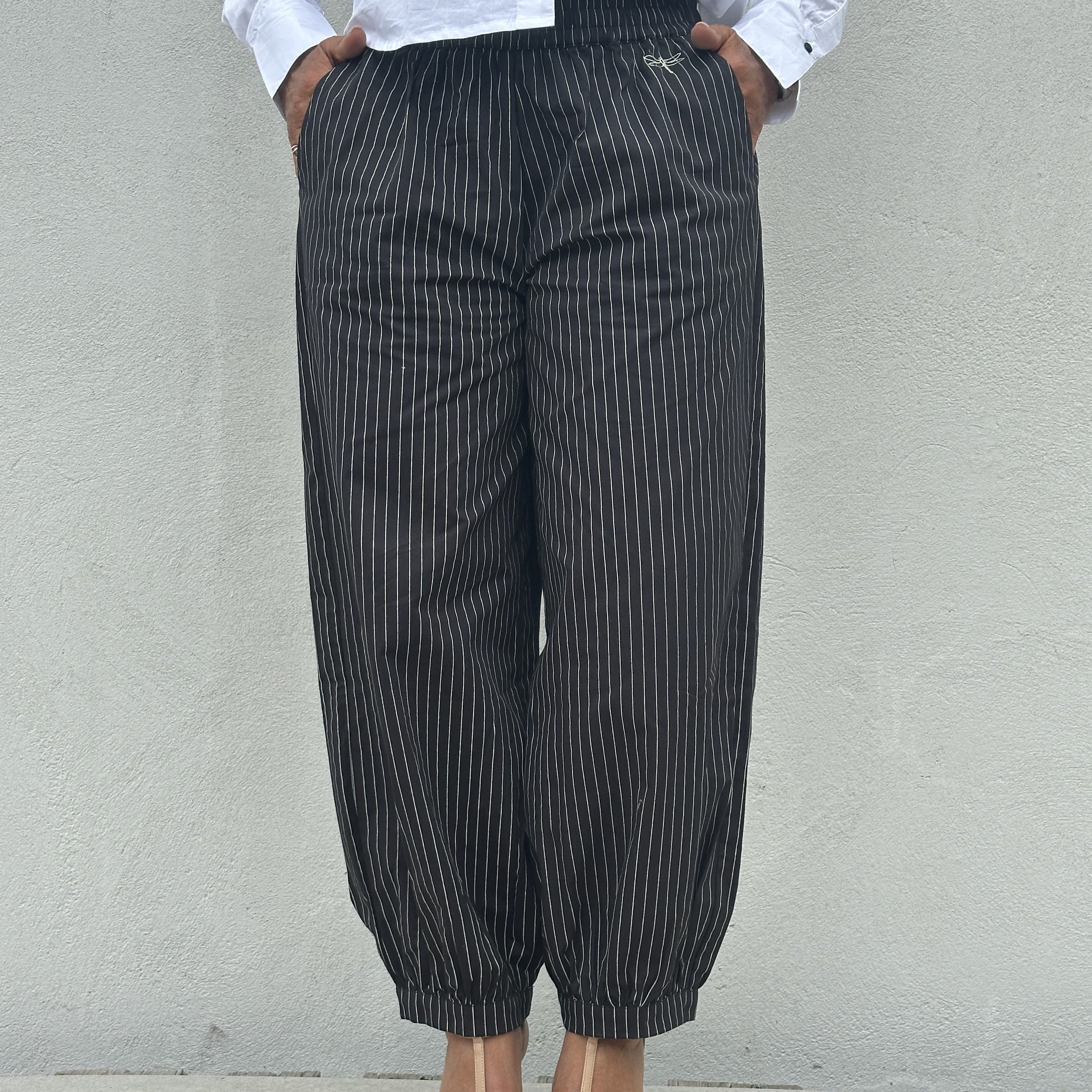 GASPAR - TROPEA STRIPE BUKSER SORT