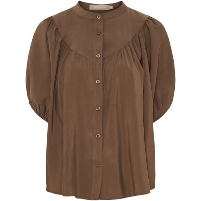 MARTA - MELODIE BLUSE BROWN