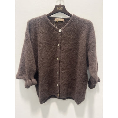 MARTA - JULIANA CARDIGAN BROWN