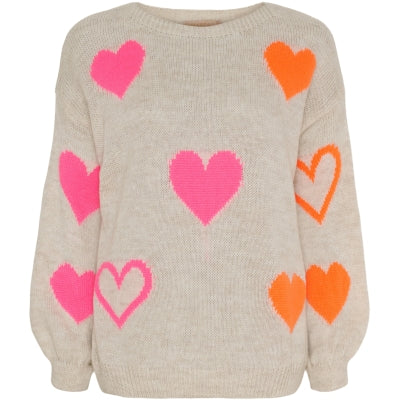 MARTA - AMARANTE STRIK BEIGE-PINK-ORANGE