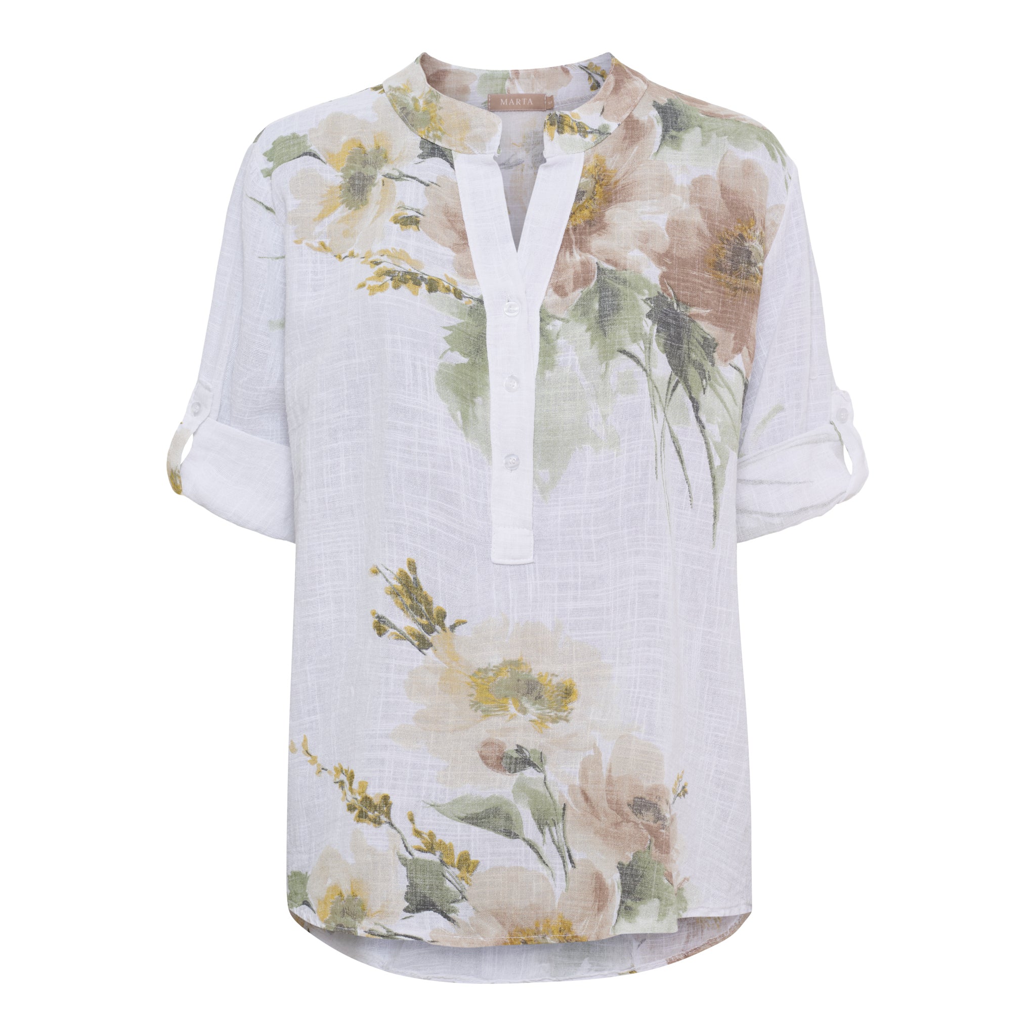 MARTA - NADIRA BLUSE WHITE