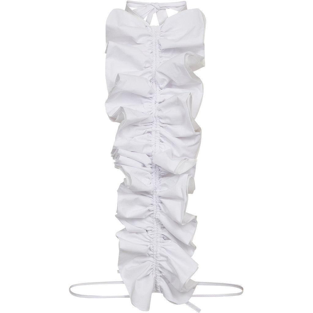 ATELIER TAKTIL - BELLA RUFFLE TIE HVID