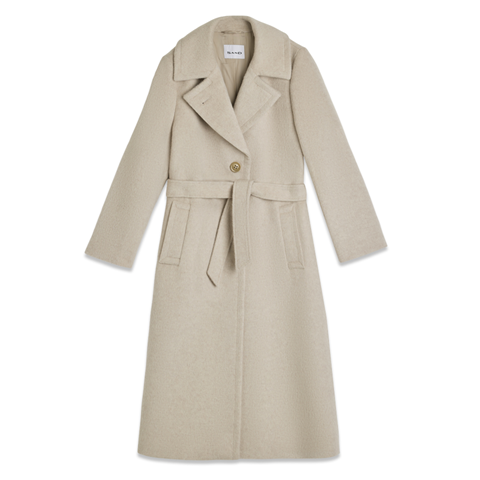 SAND COPENHAGEN - CLARETA LONG FRAKKE BEIGE