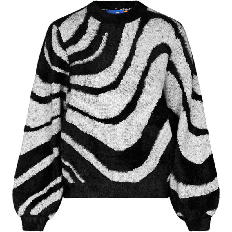 CRÂS - ANGELA PULLOVER SWIRL BLACK