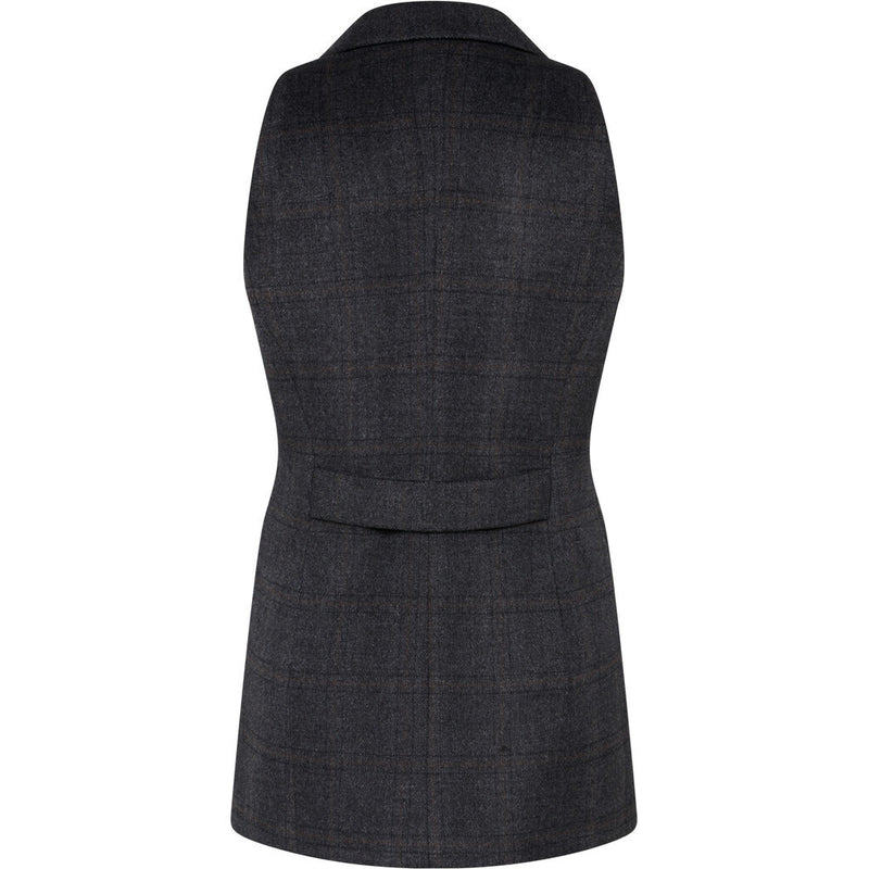 BRUUNS BAZAAR - LIANNA VEST GREY CHECK