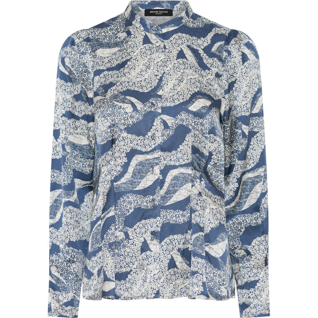 BRUUNS BAZAAR - ZEAS SKJORTE BLUE LACE