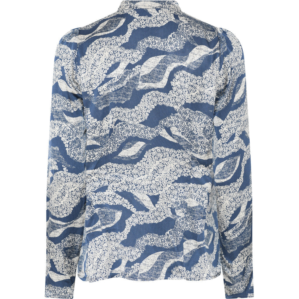 BRUUNS BAZAAR - ZEAS SKJORTE BLUE LACE