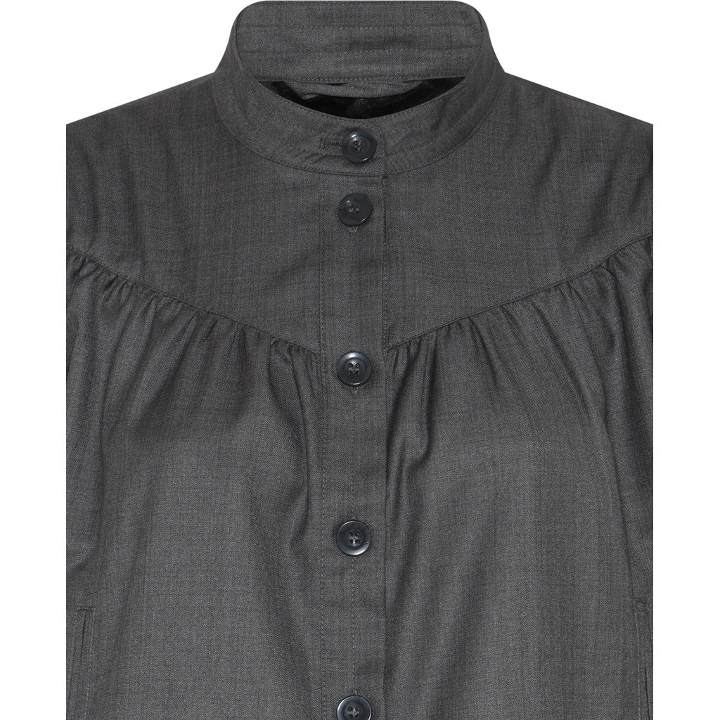 BRUUNS BAZAAR - TINDRA BLAZER GREY MELANGE