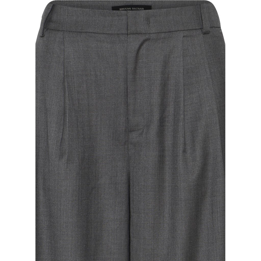 BRUUNS BAZAAR - VALA BUKSER GREY MELANGE