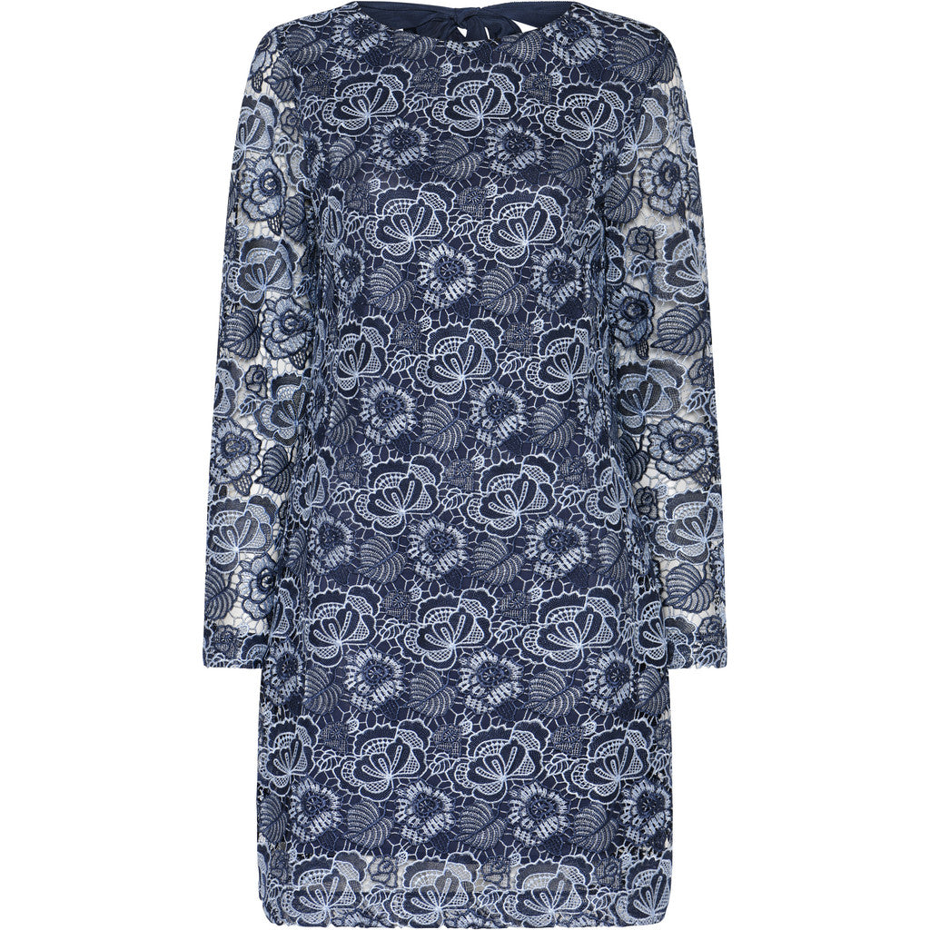 BRUUNS BAZAAR - LUCILLE KJOLE BLUE FLOWER