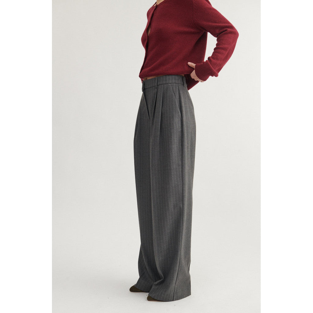 BASIC APPAREL - MARJO BUKSER GREY MELANGE/BIRCH