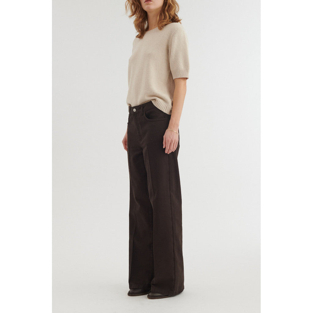BASIC APPAREL - ENYA JEANS BRUN
