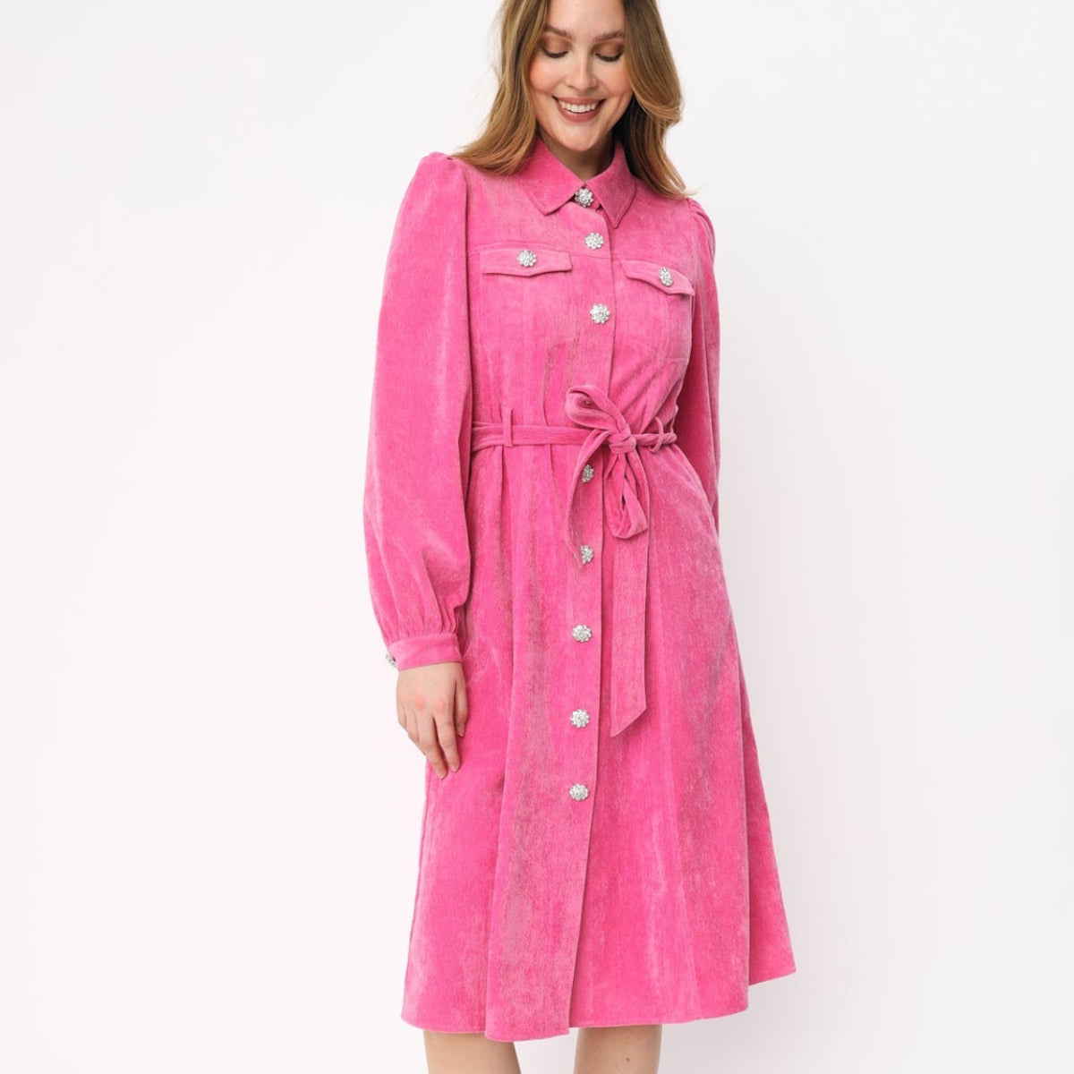 CRAS - CELINE DRESS CARMINE ROSE