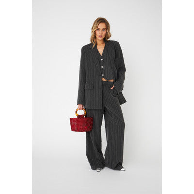 CRÂS - DIANA BLAZER RHINESTONE GREY