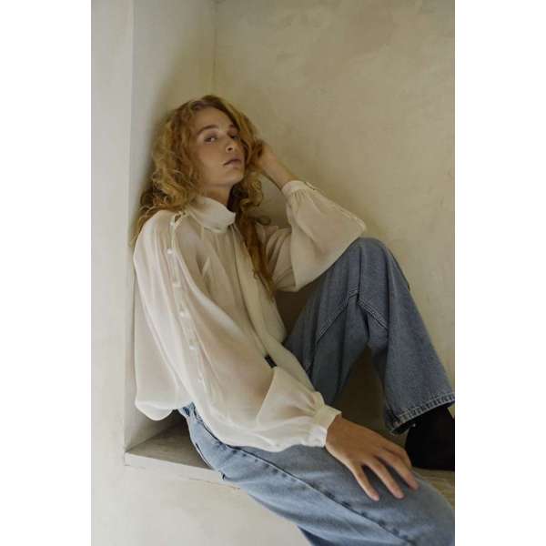 COPENHAGEN MUSE - TILLY BLUSE JET STREAM