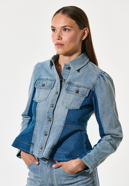 DEA KUDIBAL - BLANCAS DENIM JAKKE BLUE MIX