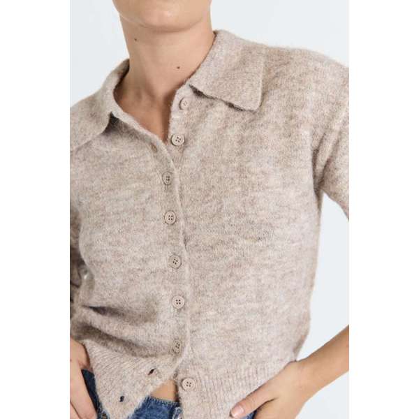 FREEQUENT - SAMMIE CARDIGAN DESERT TAUPE