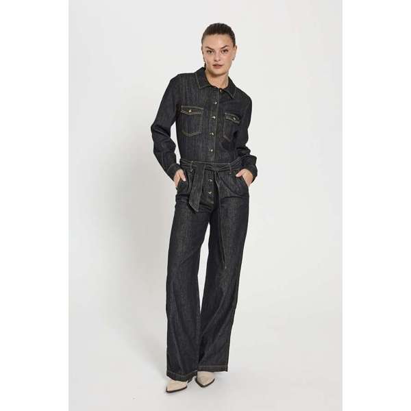 FREEQUENT - LISEA JUMPSUIT BLACK DENIM