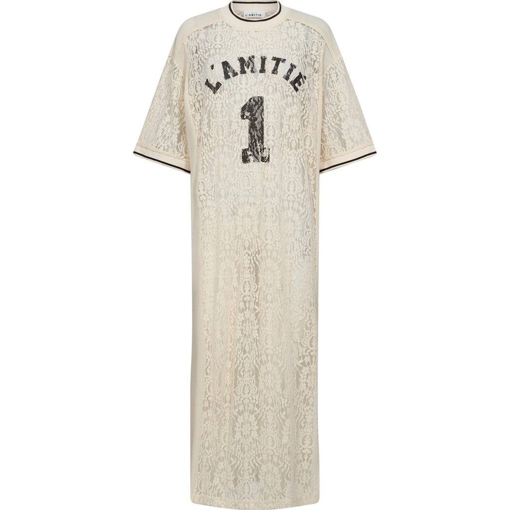 HAUTE L'AMITÉ - LACE FOOTBALL KJOLE PEARL