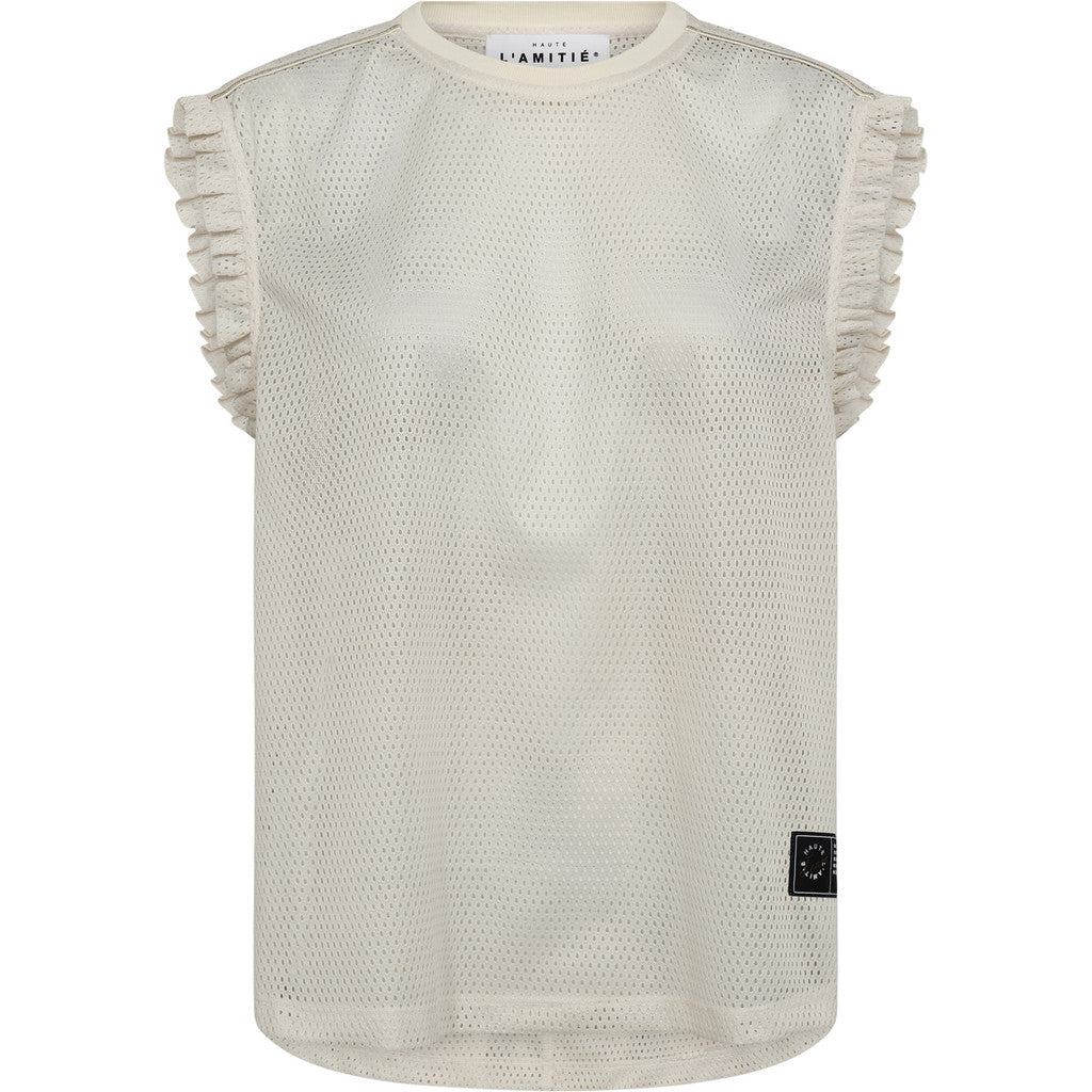 HAUTE L'AMITÈ - DRIFT FRILL SPORTS TOP PEARL