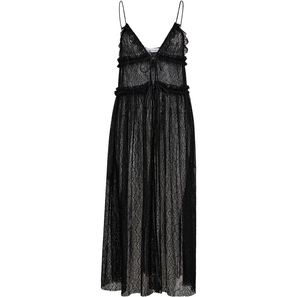 HAUTE L'AMITIE - NEW LACE KJOLE SORT