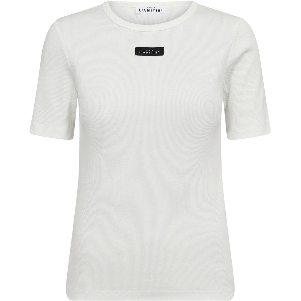 HAUTE L'AMITIE - VINTAGE RIB T-SHIRT WHITE