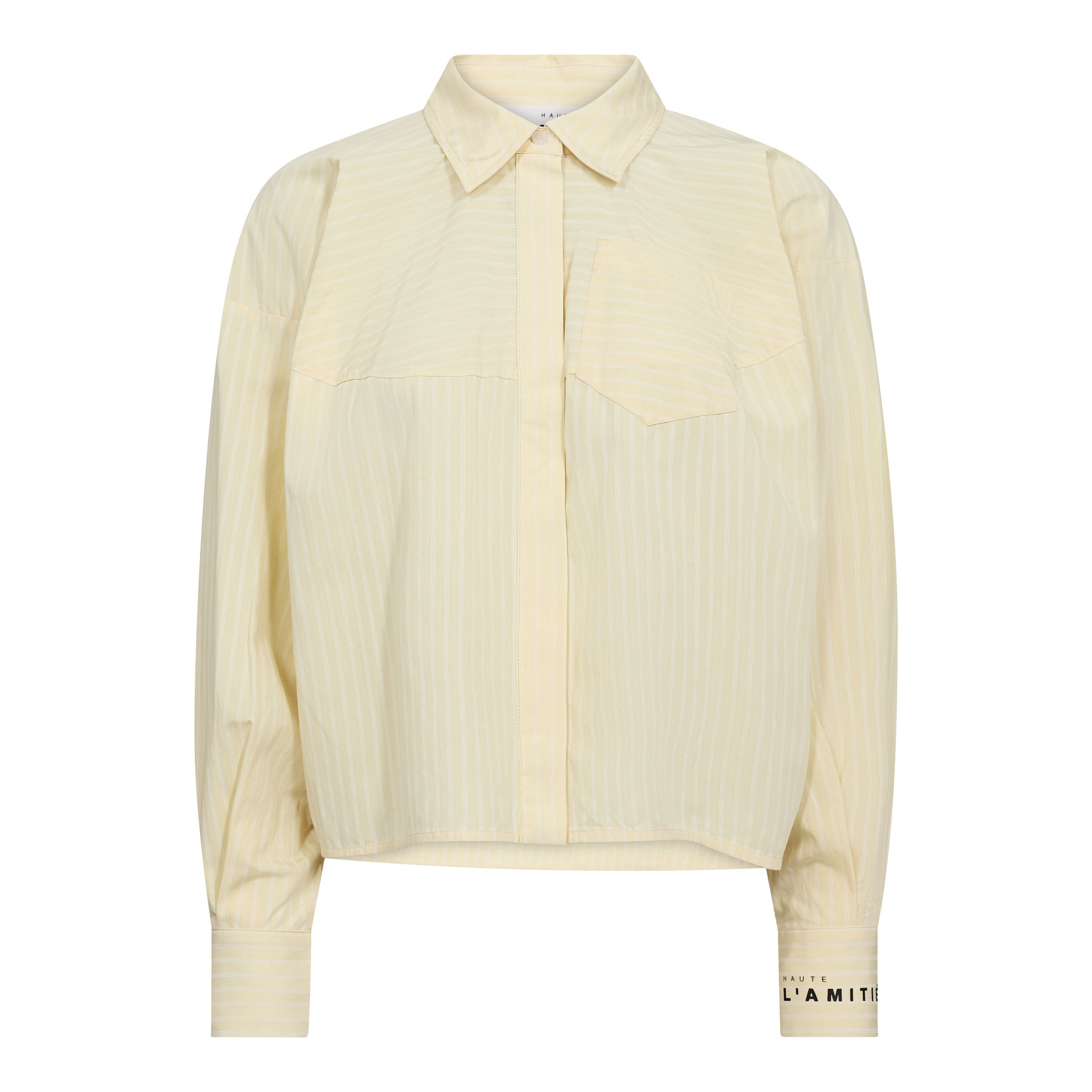 HAUTE L'AMITIE - SOPHIE SKJORTE YELLOW STRIPE