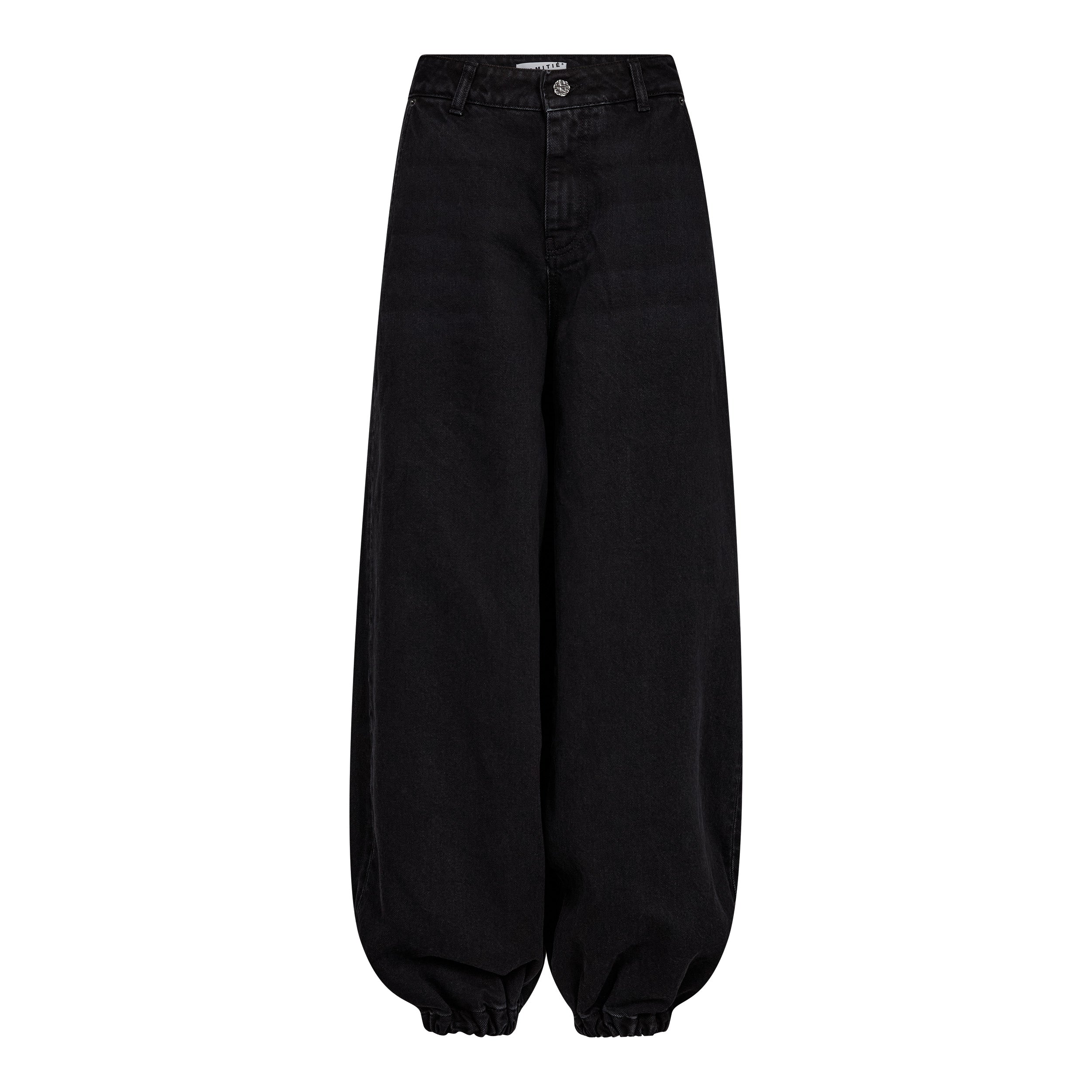 HAUTE L'AMITIE - DENIM HAREM BUKSER SORT