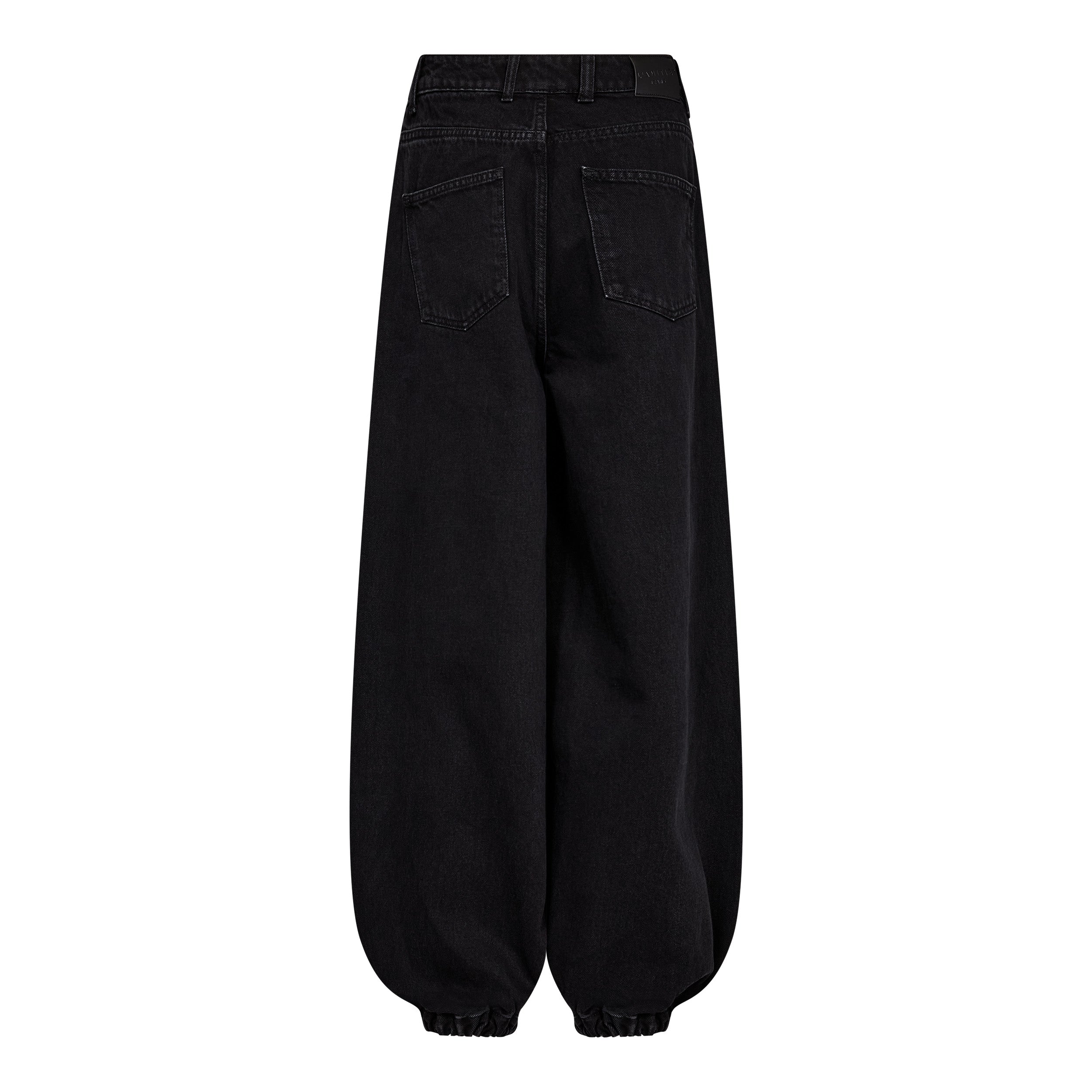 HAUTE L'AMITIE - DENIM HAREM BUKSER SORT