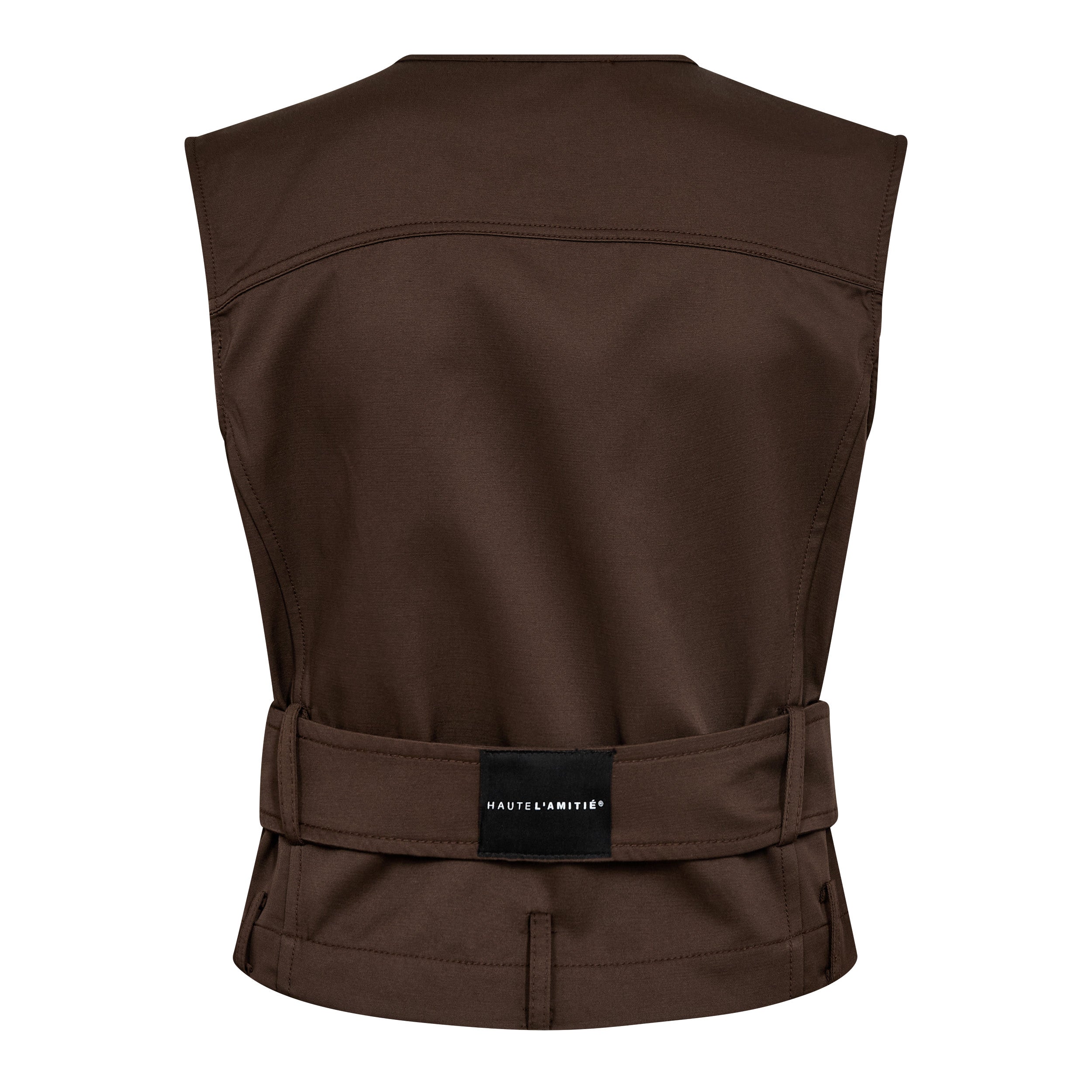 HAUTE L'AMITIE - RABI BELT VEST MOCCA